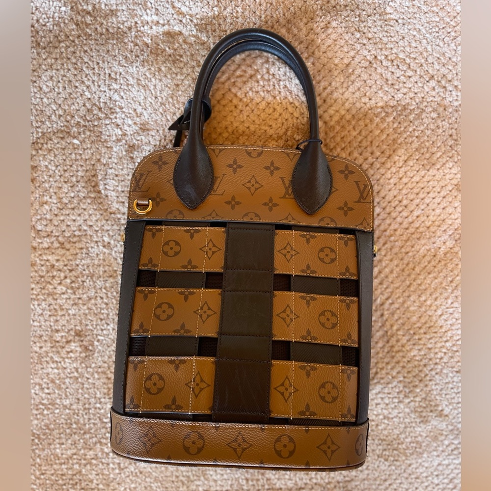 Louis Vuitton Tressage Tote RARE Reverse Monogram - Picture 5 of 12